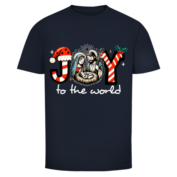 Herren T-Shirt joy to the world