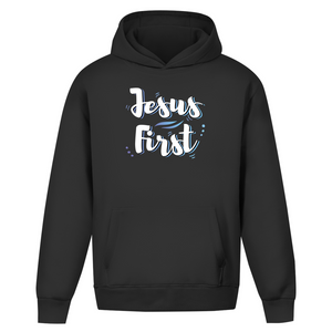 Oversize Hoodie Ohne Kordel jesus first