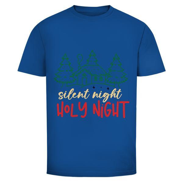 Herren T-Shirt silent night holy night