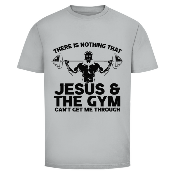 Herren T-Shirt jesus and gym