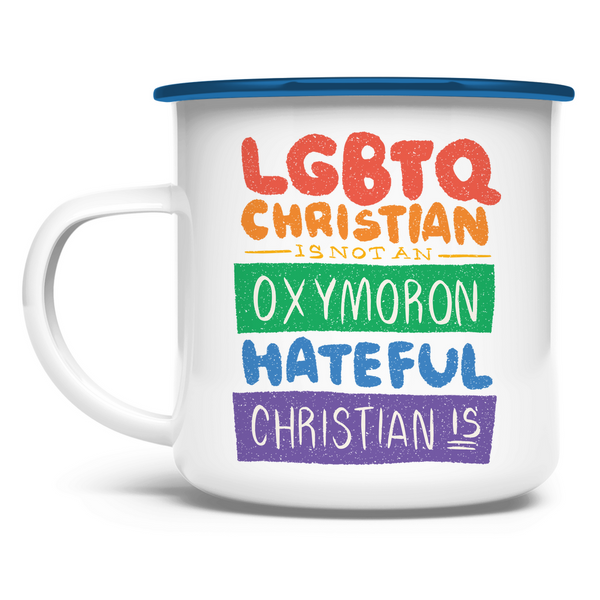 Emaille Tasse lgbt christlich