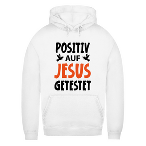 Damen Hoodie positiv auf jesus getestet