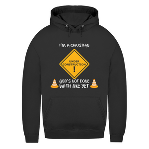 Damen Hoodie christian under construction