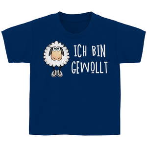 Kinder T-Shirt ich bin gewollt