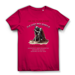 Damen Bio T-Shirt i am christian