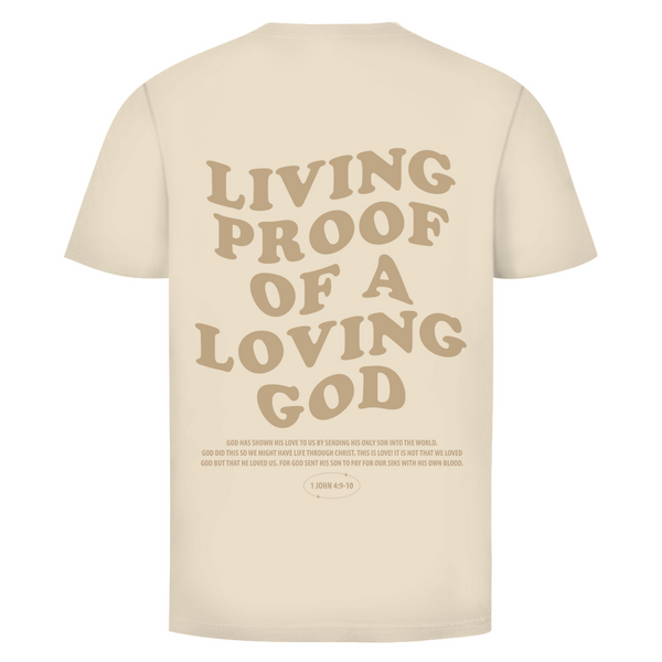 Herren T-Shirt a loving god 1 john 4:9-10