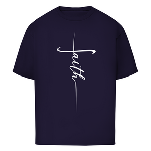 Oversize T-Shirt faith kreuz