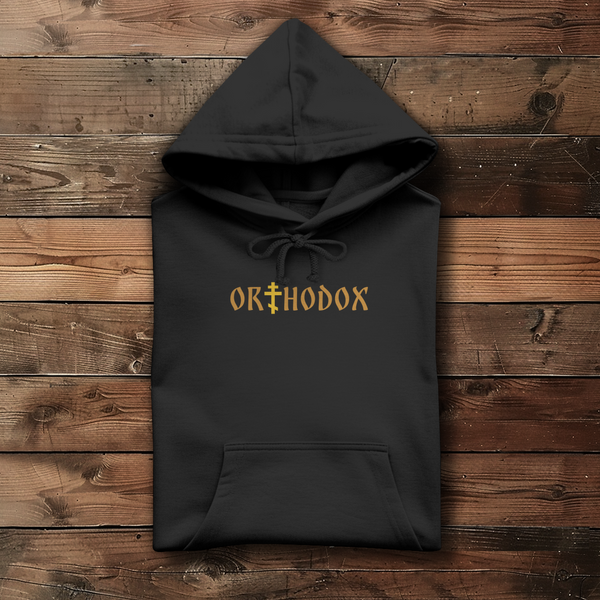 Damen Hoodie orthodox kreuz