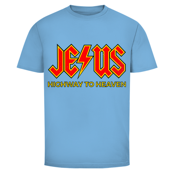 Herren T-Shirt jesus highway to heaven