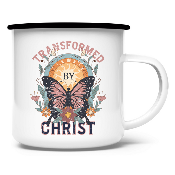 Emaille Tasse transformed by christ