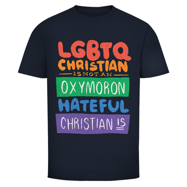 Herren T-Shirt lgbtq christian