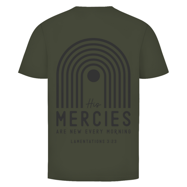 Herren T-Shirt his marcies lamentations 3:23