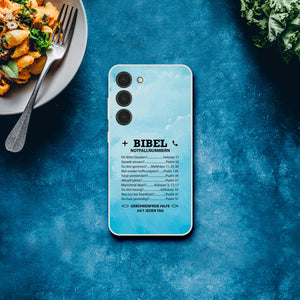 bibel notfallnummern Samsung-Hülle
