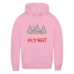 Damen Hoodie silent night holy night