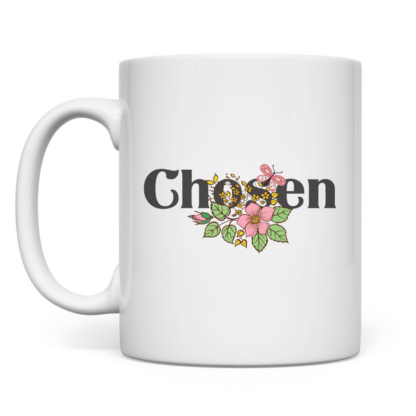 Tasse chosen blumen