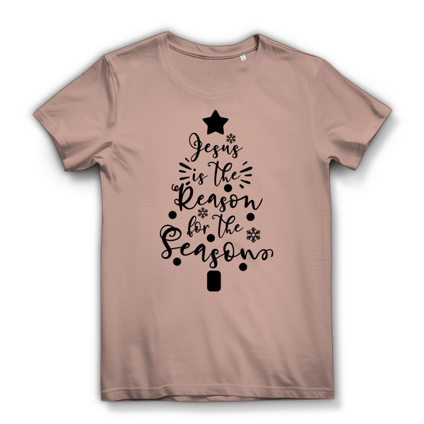 Damen Bio T-Shirt jesus is the reason for the season