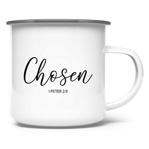 Emaille Tasse chosen 1 peter 2:9