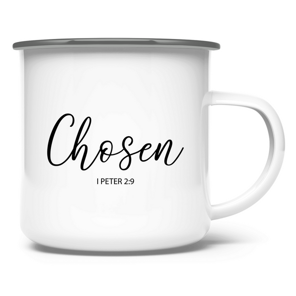 Emaille Tasse chosen 1 peter 2:9