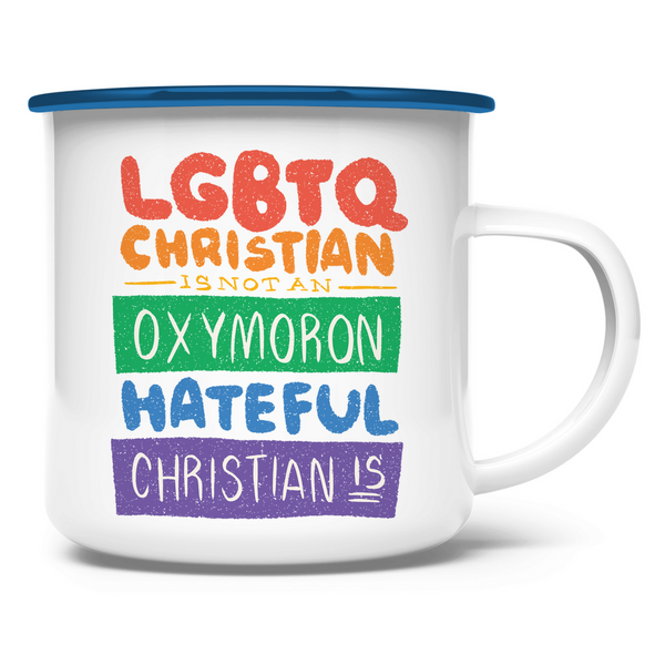 Emaille Tasse lgbt christlich