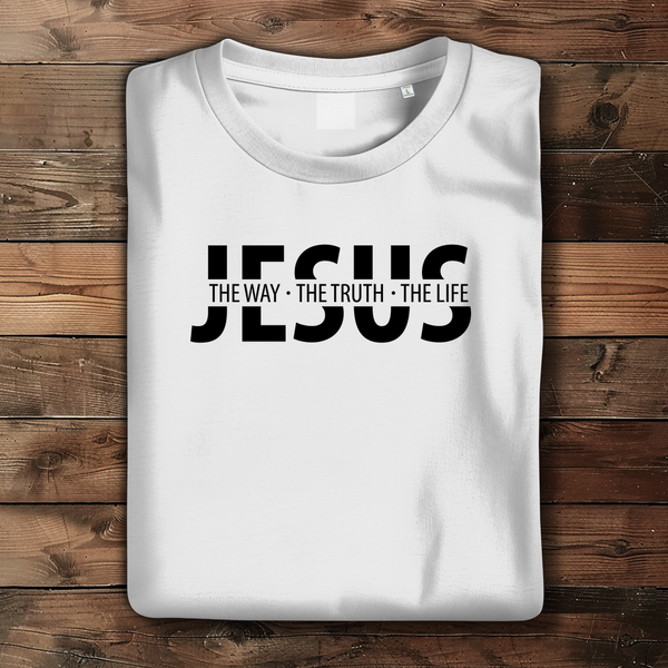 Damen Bio T-Shirt jesus the way the truth the life