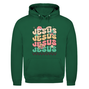Herren Hoodie jesus weihnachtsmotiv