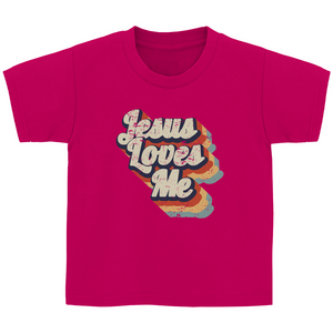 Kinder T-Shirt jesus loves me