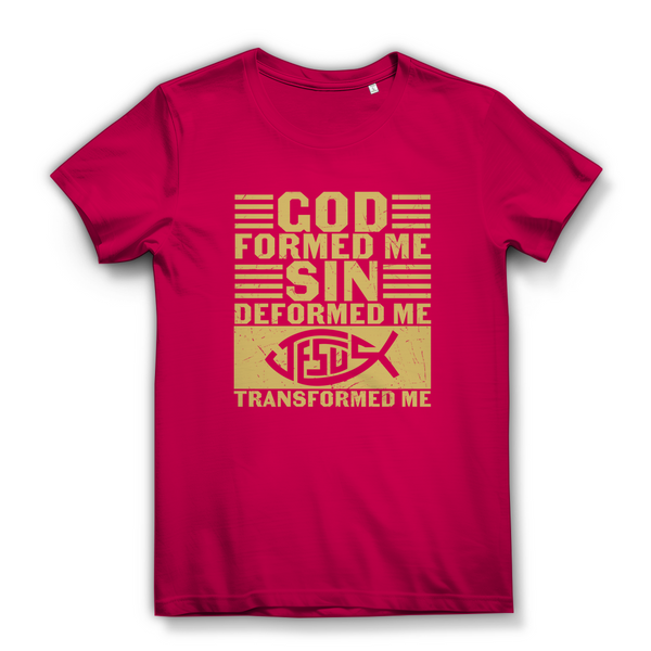 Damen  Bio T-Shirt god formed me