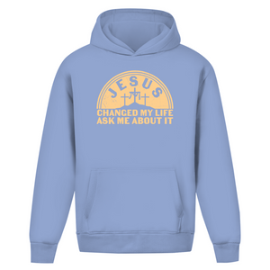 Oversize Hoodie Ohne Kordel jesus chaged my life