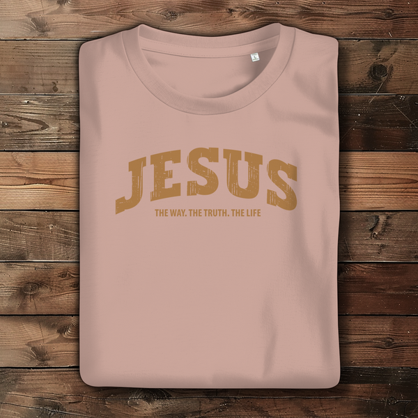 Damen  Bio T-Shirt jesus the way the truth the life