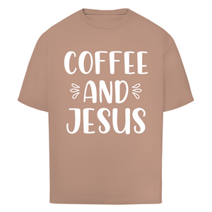 Oversize T-Shirt coffee and jesus