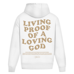 Oversize Hoodie Ohne Kordel a loving god 1 john 4:9-10