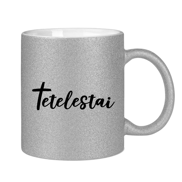 Glitzertasse tetelestai