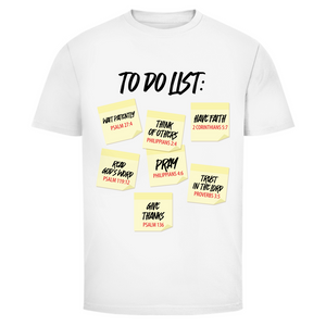 Herren T-Shirt to do list