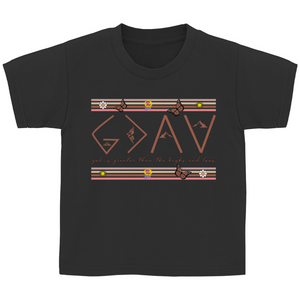 Kinder T-Shirt god is greater