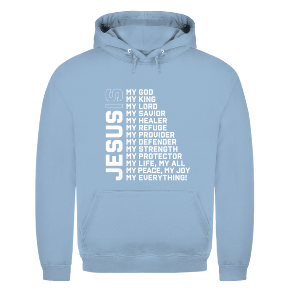 Herren Hoodie jesus is my god