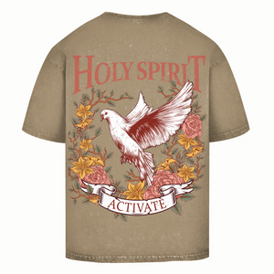 Oversize Washed T-Shirt holy spirit activate
