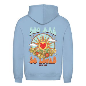 Damen Hoodie you are so loved john 3:16