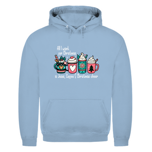 Herren Hoodie all i want for christmas is jesus coffee