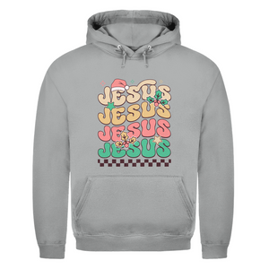 Herren Hoodie jesus weihnachtsmotiv