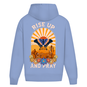 Oversize Hoodie Ohne Kordel rise up and pray