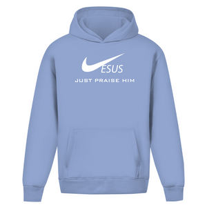 Oversize Hoodie Ohne Kordel jesus just praise him