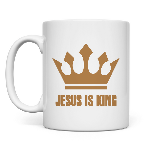 Tasse jesus is king krone