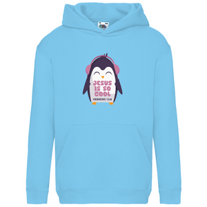 Kinder Hoodie jesus is so cool hebrews 13:8