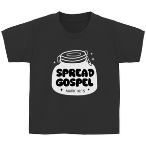 Kinder T-Shirt spread gospel mark 16:15