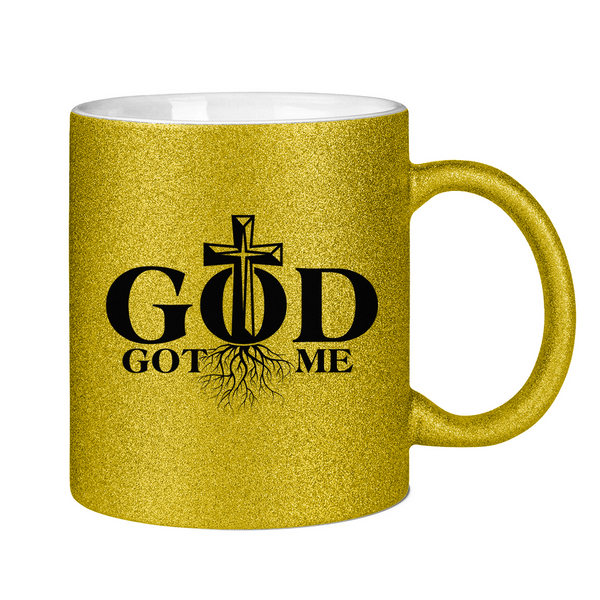 Glitzertasse god got me