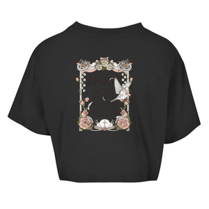Damen Oversize Crop Topwhere the spirit of the lord