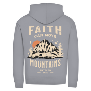 Zipper Hoodie faith can move mountains matthew 17:20
