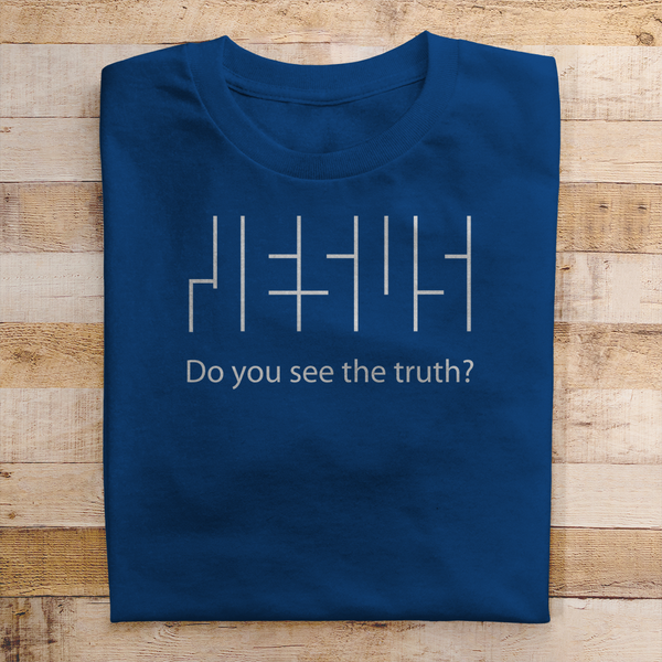 Herren T-Shirt jesus do you see the truth