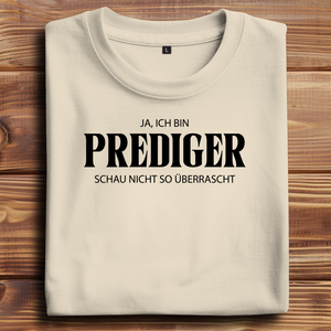 Oversize T-Shirt ja ich bin prediger