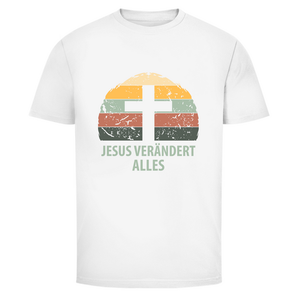 Herren T-Shirt jesus verändert alles